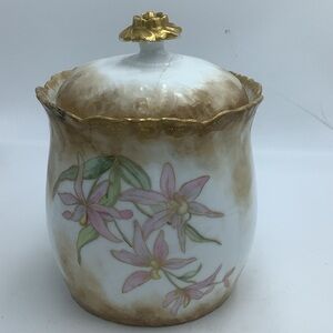 Vintage Limoges France VF Lidded Canister